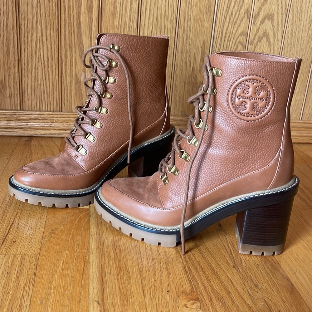 Tory Burch ankle lace up boots
